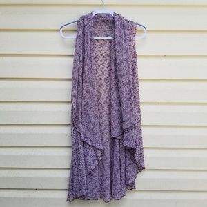 Shawl Dawls convertible shawl vest long